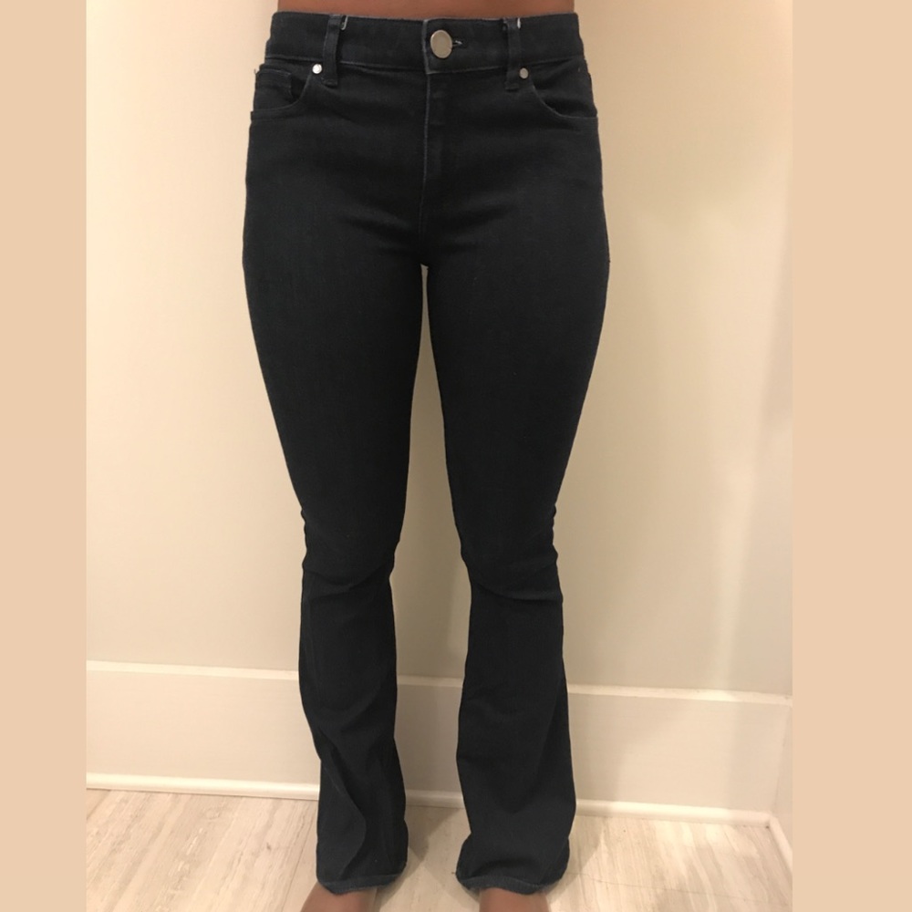 Elie Tahari dark wash flare jeans